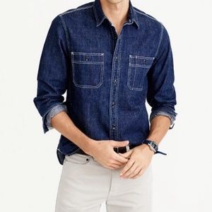 Wallace & Barnes J. Crew Selvedge Denim Shirt